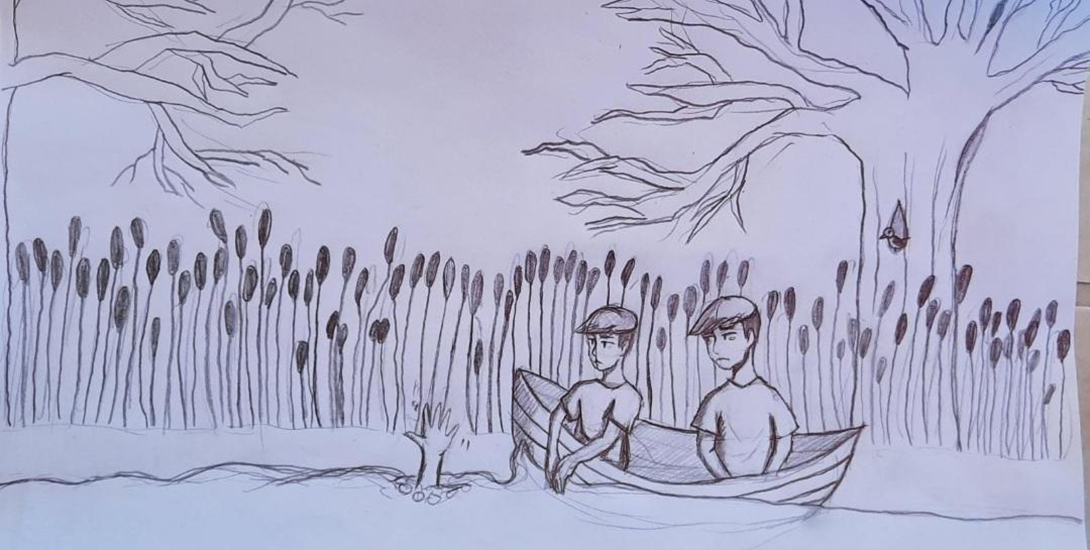 Georg Britting Brudermord Im Altwasser Kurzgeschichten in Bildern – Sophie-Opel-Schule